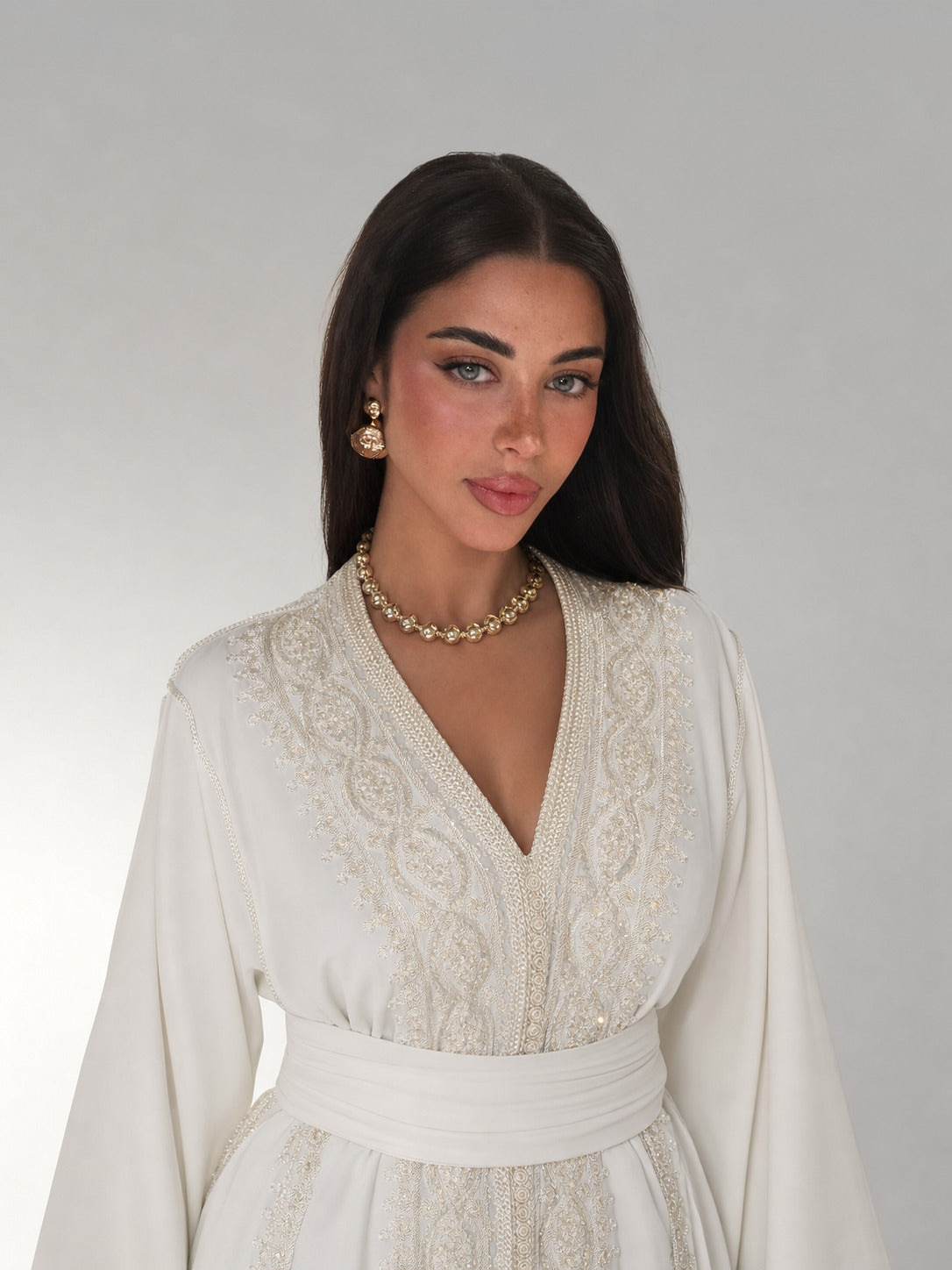 Caftans blancs pour femme - Collection Caftan Paris