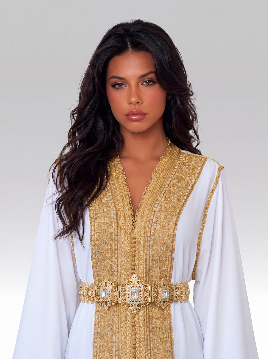 Caftan Blanc Solaire